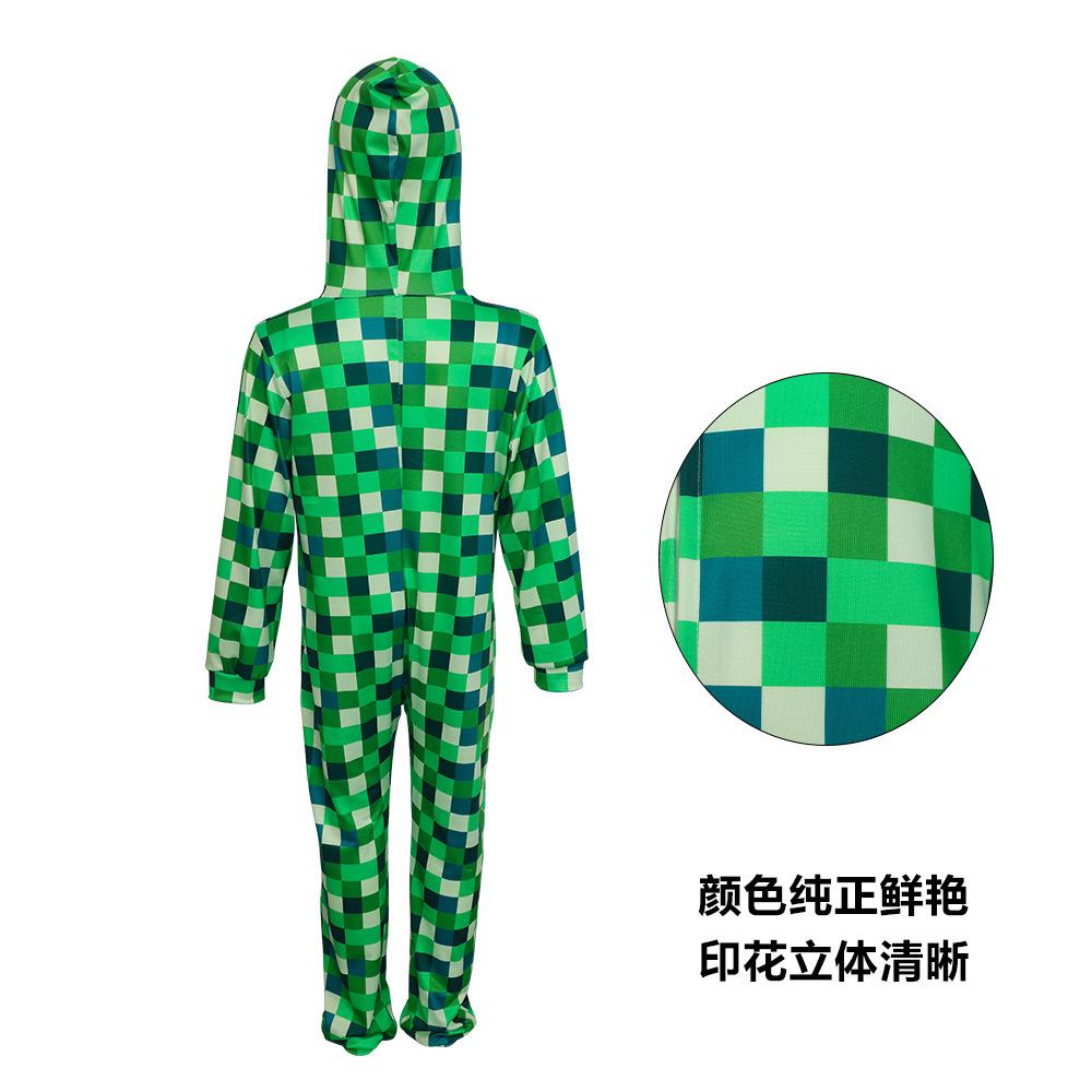 Cosplay costumes, Halloween costumes, my world Y square onesie cosplay real people with the same children's stage performance