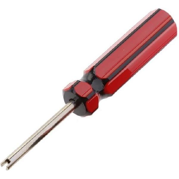 Valve Core Remover with 100 Pcs Car Truck Replacement TPMS Nickel Plated Tire Tyre Valve Stem Core Dual Single Head Valve Core Remover Tire Repair
