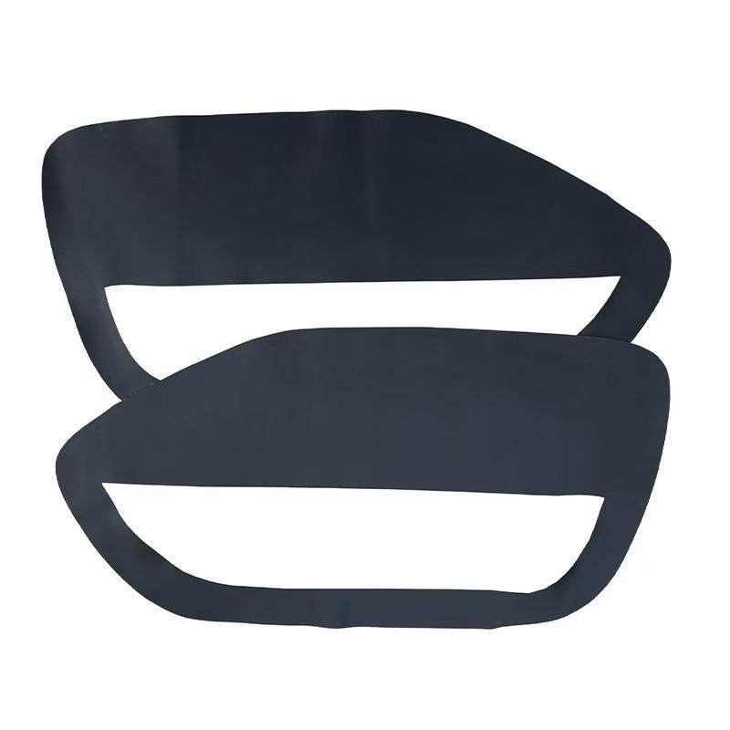 

Compatible 2005-2009 Ford Mustang Door Panel Leather Armrest - New Interior Decorative Accessory. Wine Red Pair