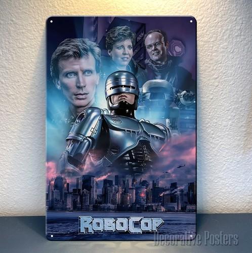 Robocop Metal Poster  Retro Movie Tin Sign Size xcm ()  aluminum 20x30cm（7.8x11.8inch）