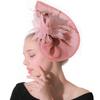 Europe And The United States New Feather Hairpin Bridal Hair Accessories Banquet Party Performance Hemp Hat Ball Headdress