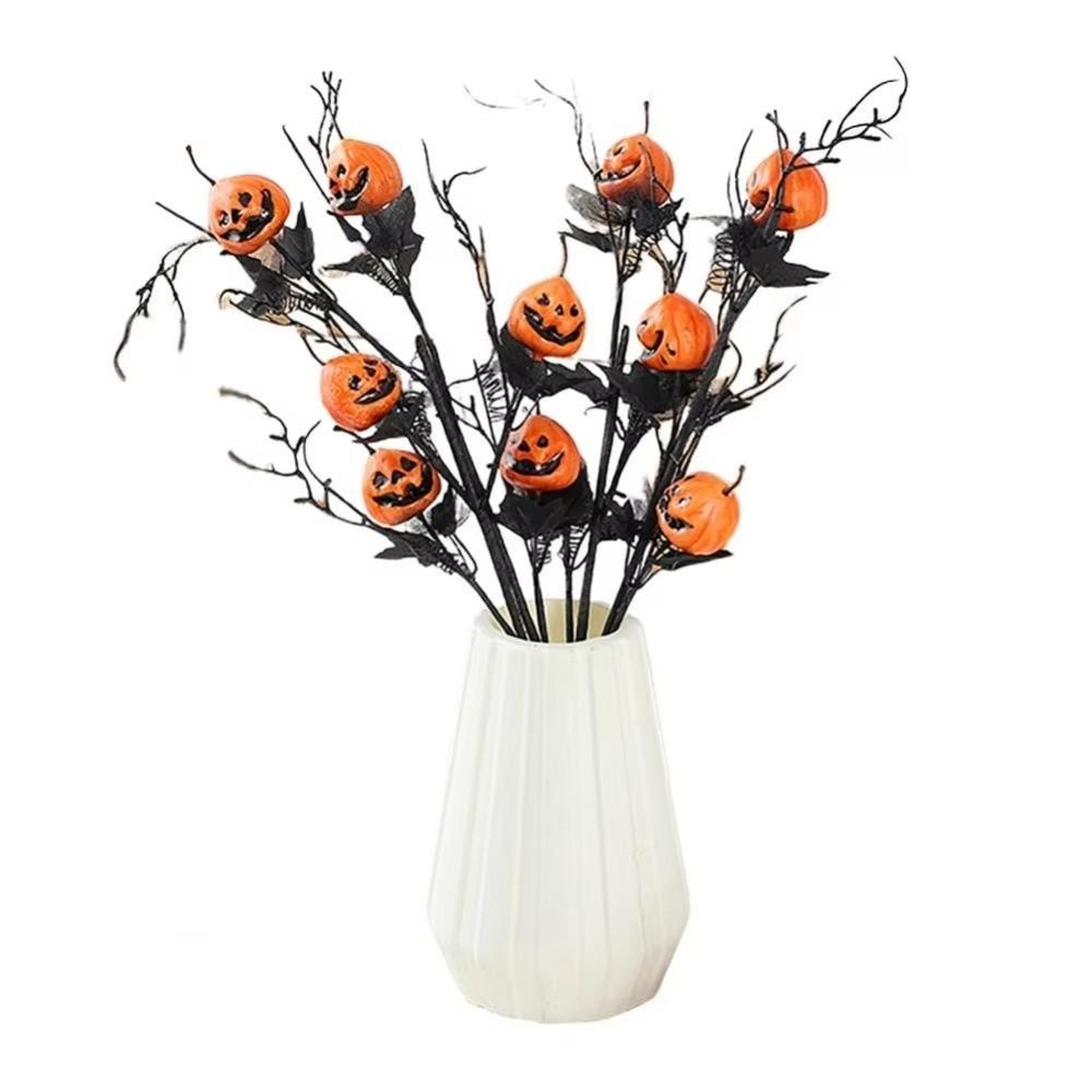 Flannelette Pumpkin Maple Leaf Decor Berry Branches Pumpkin Pumpkin Berry Branches Home DIY Artificial Maple Leaf Ornament