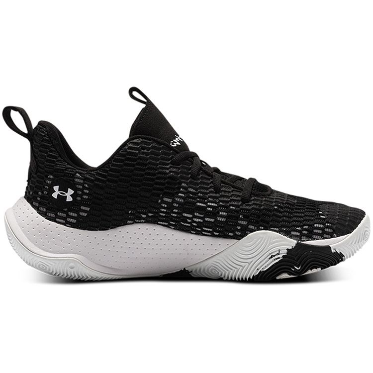 Under Armour Spawn 3 Fabric Mesh Minimalist Versatile Shock Absorption Non-Slip Durable Support Low-Top Retro Basketball Shoes 3023738-001