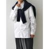 [Ships] Ships Any SHIPS any shirt striped/solid relax regular color 25SS men's 711140036 white M