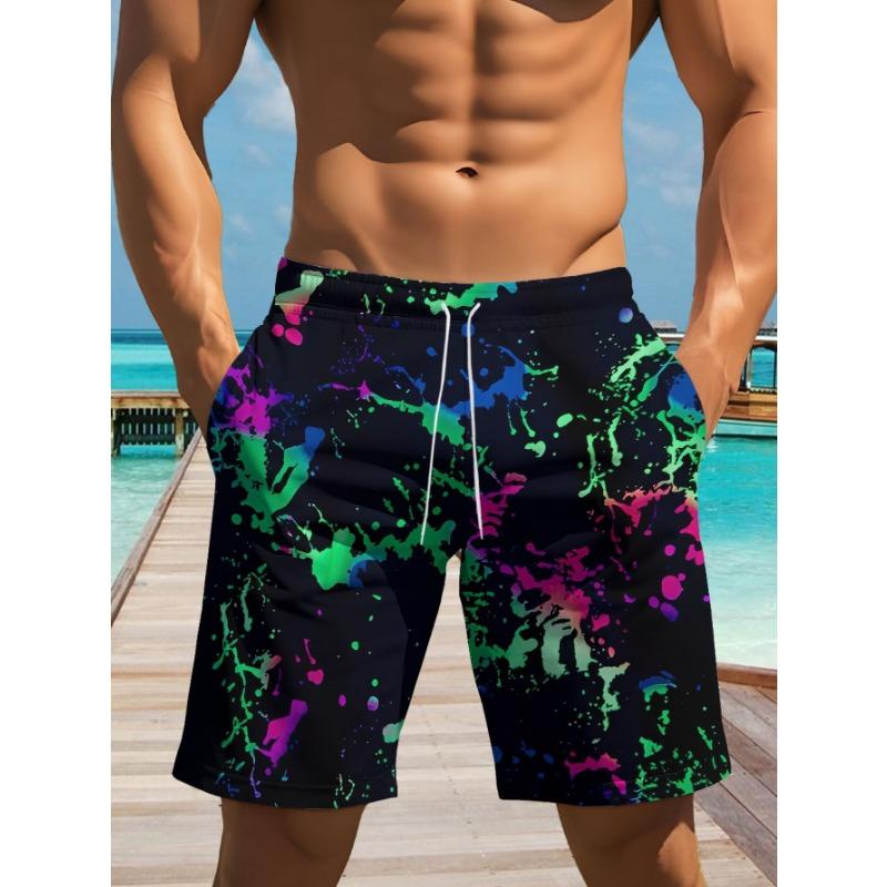 Men's Quick-drying and Breathable Beach Shorts , Are Perfect for Pool, Gym and Outdoor Activities.