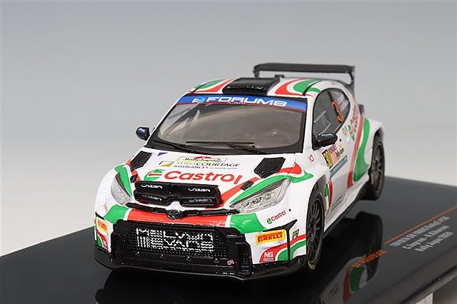 IXO Toyota GR Yaris Rally 2 Castrol 2024 Rally Japan Kiulani with Light Pods 1/43 #30 C. Ingram/A.
