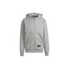 Sweatshirts Men's Gray Hooded Moderate Cardigan HE2224