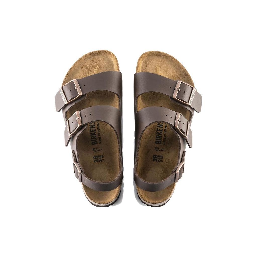 Birkenstock Suede Slide Sandals Unisex Sandals Brown 0034703