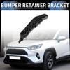 Bumper Support Bracket, Right Side Front Bumper Retainer Bracket Hold Mount No.525350R020 for Toyota RAV4 2006-2012 ABS Plastic Black, 1 Pc