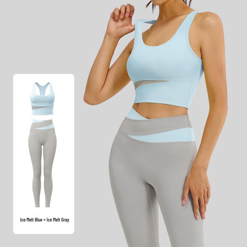 Juyitang Women's Colorful Shockproof Yoga and Fitness Suit