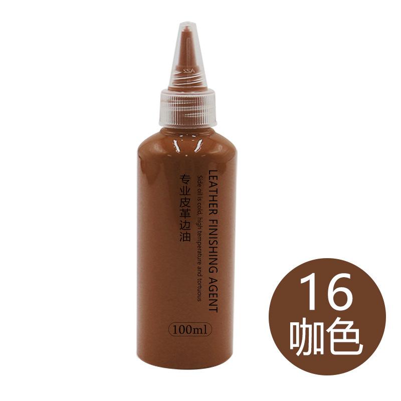 100ml Matte Lederkantenversiegelungsöl Kältebeständig Hochtemperaturbeständig Verhindert Feuchtigkeitsaufnahme und Verformung des Leders