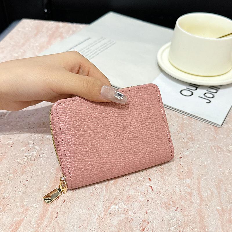 New Card Bag Wallet Integrated Large-capacity Anti-theft Brush Men's Multi-card Women's Card Bag Clutch Bag