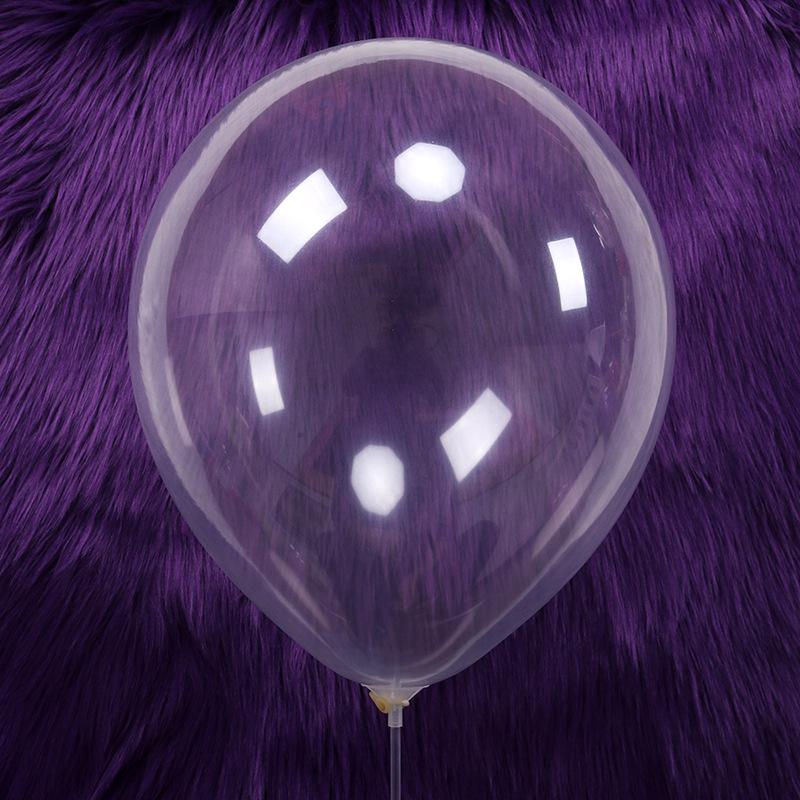 12-Zoll durchsichtige Latexballons für Hochzeiten & Geburtstage - Weiße Haut, Keine. 8