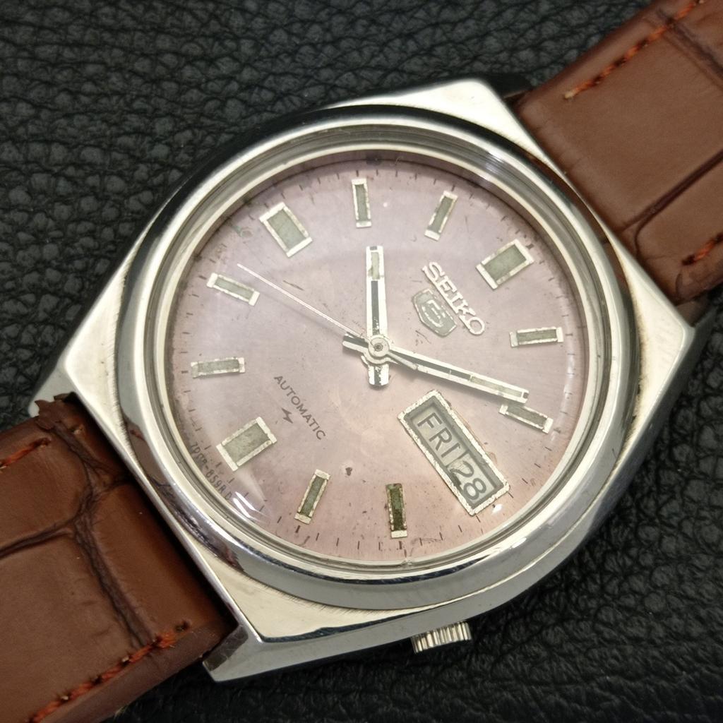 AUTOMATIC VINTAGE SEIKO 5 7009A JAPAN MENS ORIGINAL DIAL WATCH a500786-5 R154-a500786