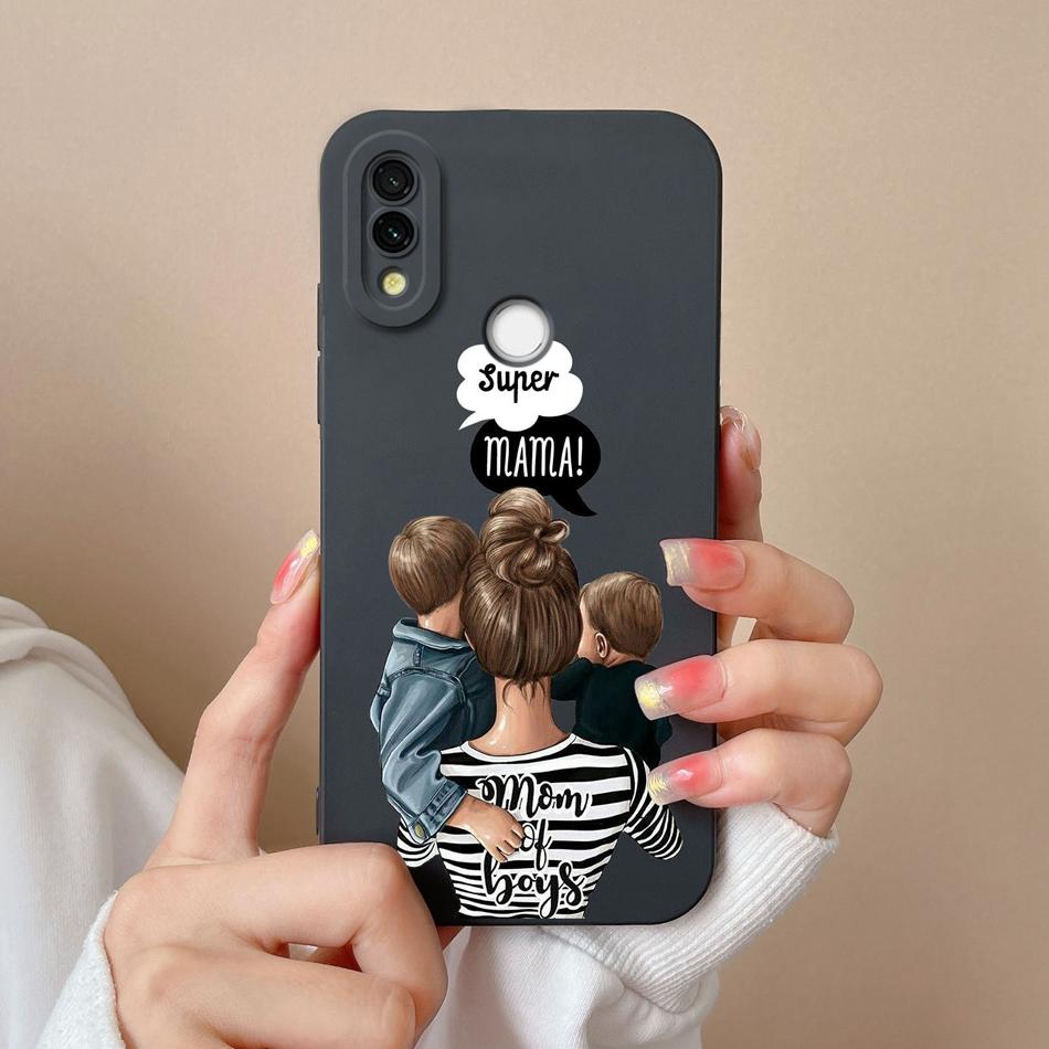 Case Cover For Redmi 7 Cartoon Soft Smooth Liquid Silicone Full Protection Anti Choc Phone Cover For Xiaomi Redmi7 Bumper Fundas