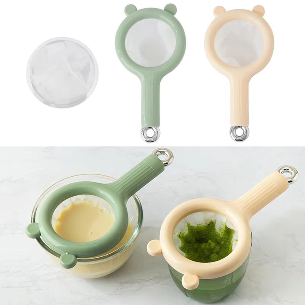Soymilk Filter Mesh Kitchen Strainer Juice Net Household Fruit Vegetable Residue Filter