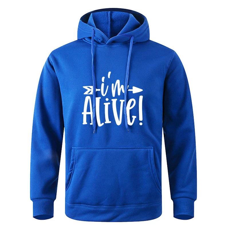 Men's Multi - Color Fashionable Printed Pocket Casual Sports Fitness Pullover Hoodie Sweatshirt