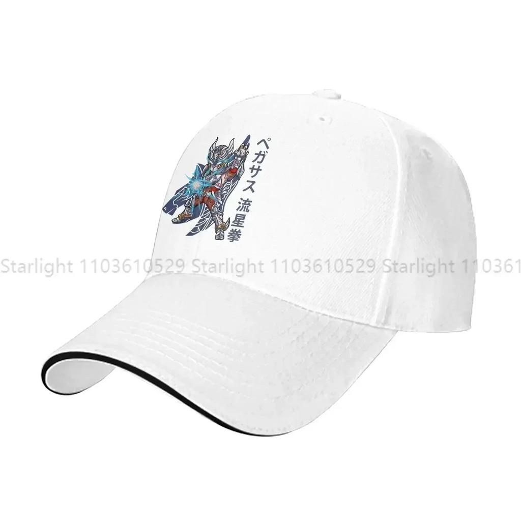 Gewaschene Herren Baseballkappe Pegasus Meteorfaust Trucker Snapback Kappen Papa Hut Saint Seiya Golfmützen