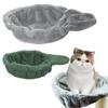 Thick Plush Cat Tree Hammock Soft Plush Cat Basket Solid Color Sleeping Kennel  Pet Furniture