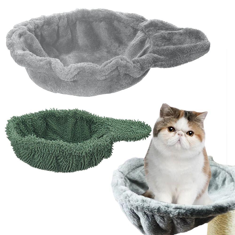 Comfortable Cat Tree Hammock Soft Plush Cat Basket Safe Hanging Cat Nest  Pet Furniture