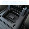 Sauicemy Mittelkonsolen-Zubehör-Organizer für Land Rover Defender 90 110 2020 2021 2022 ABS-Material Armlehnenbox Einlage Tablett Organizer-Tablett Ohne