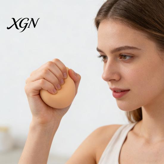 Simulated Egg Fidget Toy 1/3/5Pcs Stress Ball with Mesh Bag Slow Rebound Squeeze Handheld Reliever Anxiety Relief Soft Pinch Sensory Memory