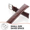 Watch Band Metal Buckle 16 18 20 22mm Strap Solid Square Button Silver Black Rose Gold Stainless Steel Matte Polished Clasp