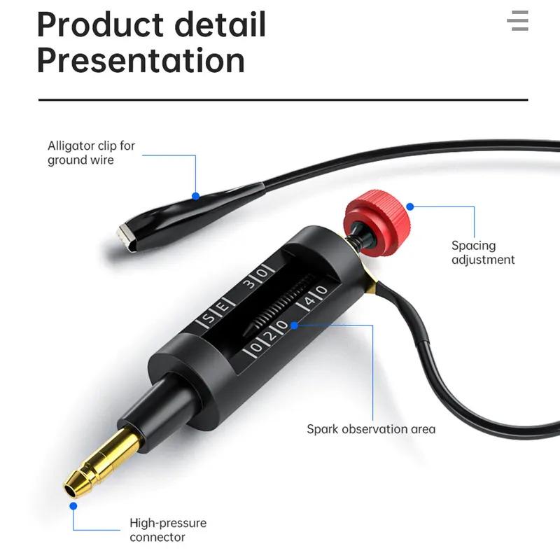 Car Ignition System Coil Tester Spark Plug Adjustable Diagnostic Checker Tool