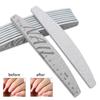 1Pcs Nail File With Ruler 80/100/150/180/240/320 Grit Sandpaper Disposable Cuticle Remover Buffers Manicure Tool