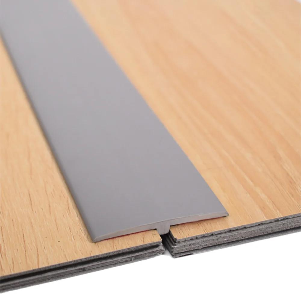 

1pc 1/2m Floor Transition Strip Self Adhesive Wood Grain Edging Trim Strip Household Wear-resistant Divider Strip Doorway 1m серый