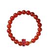 2026Zodiac bracelet for women born in the year of the Horse, brings wealth, red agate with high content of cinnabar, zodiac bracelet, gift for those