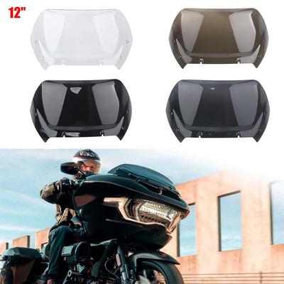 Motorcycle Accessories 12" Windscreens Wind Deflectors Wind Splitter For Harley Road Glide FLTRXSE FLTRX FLTRXSTSE 2023 24-later