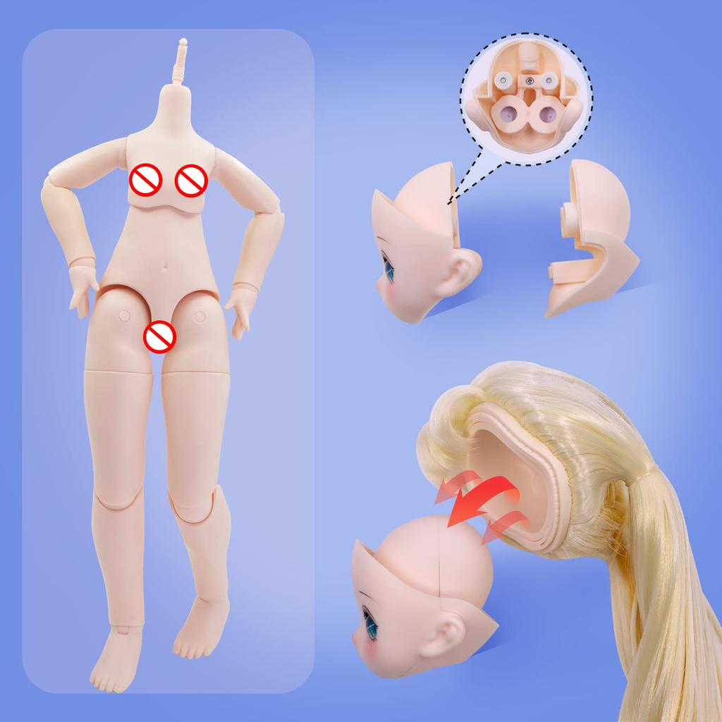 ICY Fortune Days 14 bjd doll full set anime style 2nd generation painted movable figure age: 8 years old and above (Xiaoyao)