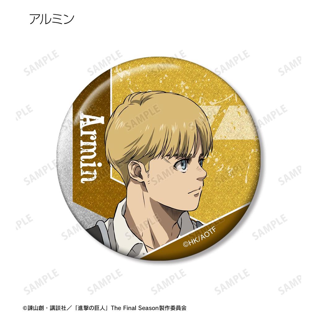 Attack on Titan Trading Glitter Can Badges Box of 8