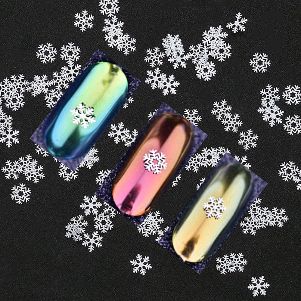 Salon Supplies 3D Sparkles Sequins Snowflake Nail Sequins Nail Flakes Slices Nail Art Decoration