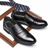 Fashion High Quality Casual Leather Shoes for Men Wedding Outdoor Business Casual Office Work Shoes Classic Breathable Walking Shoes