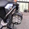 Motorcycle Spotlight Bracket 360 Degree Rotation Motorcycle Light Mounting Bracket Motorbike LED Headlight Clips Mount Holder