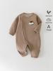 Infant Unisex Long Sleeve Warm Bodysuit - Autumn/Winter Jumpsuit for Newborns