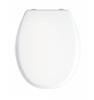 Formic white antibacterial soft-close toilet seat