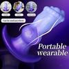 Large Head Liquid Silicone Anal Plug - Realistic Dildo Butt Plug for Men Women, Gradual Stretching Adult Sex Toy