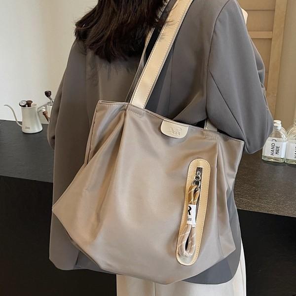 Ny Stor Kapacitet Oxford Klud Taske, Dame Skulder Underarmstaske, Studenter Klasse Pendler Taske, Japansk Tote Bag