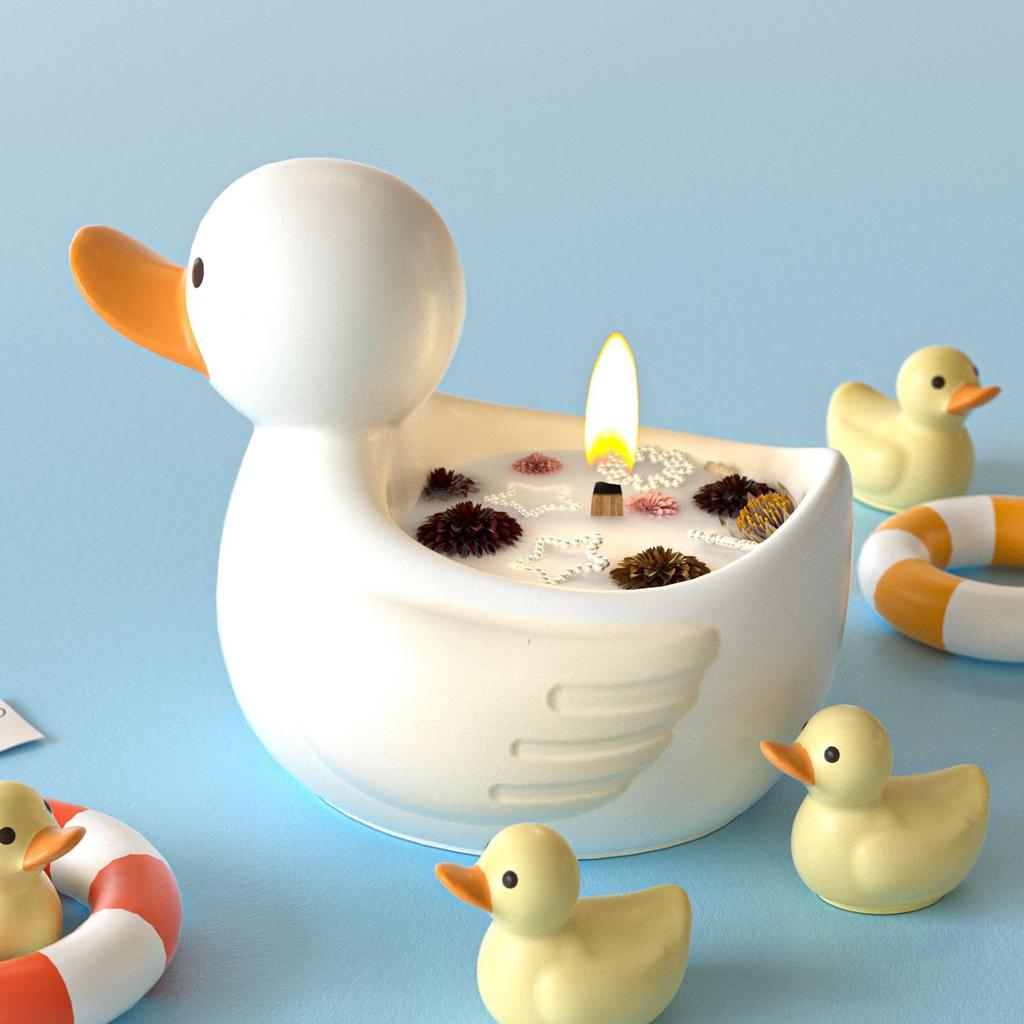 Creative Duck Shape Silicone Mold For Resin Crafts Jewelry Making And Succulent Planter Design