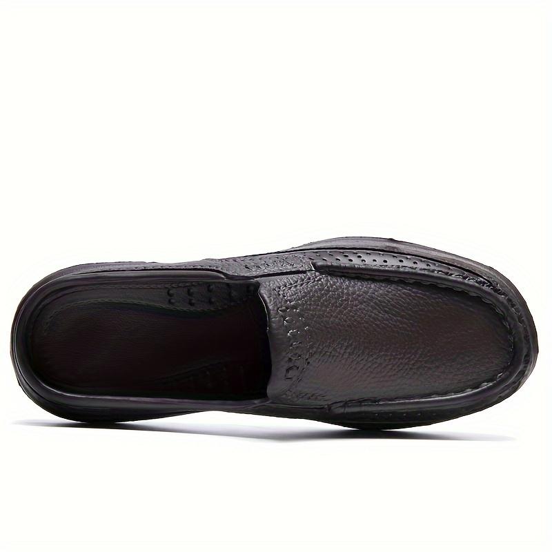 Men's Heel-less Shoes, Lightweight Non-slip Slip-on Casual Slippers, Suitable for Outdoor Walking Slippers