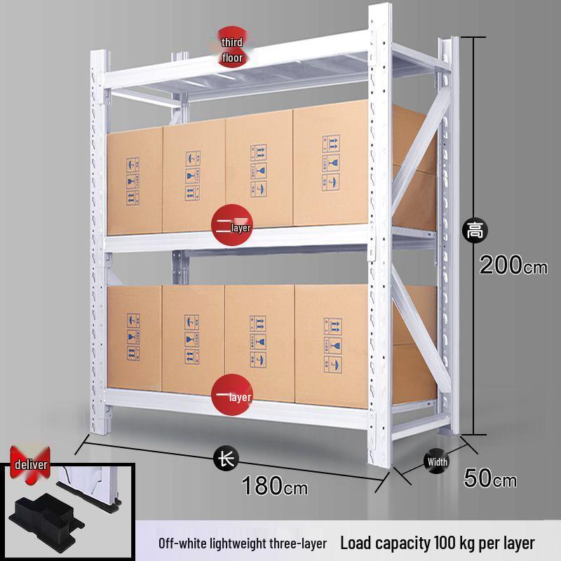 Multilayer Iron Cargo & Display Shelves for Storage