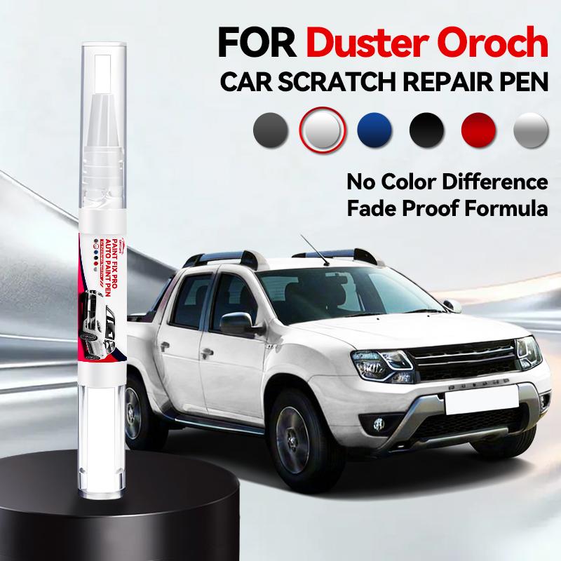 Car Paint Repair Pen For 2015-2023 Renault Duster Oroch Paint Scratch Repair Accessories Fire Red Pearl Black Glacier White