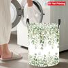 Collapsible Laundry Basket Large Round Waterproof Fabric Hamper Dirty Clothes Storage Bin Toy Organizer with Handles