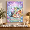 Eevee Evolutions Custom Name Diamond Painting Personalized 5D Full Drill DIY Diamond Art Home Decor