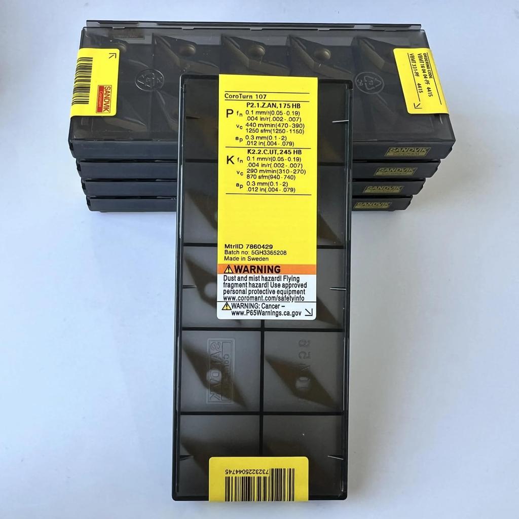 Original Sandvik / VBMT160404-PF 4415  / CNC Lathe Carbide Blade 10 PCS