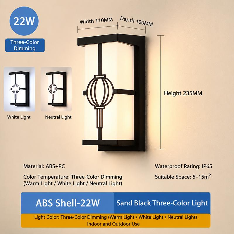 Led Outdoor Wall Light Waterproof Ip65 Motion Sensor Led Outdoor Lighting Porch Lights Balcony Garden Lights Outdoor Wall Lamp