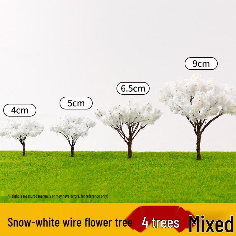 DIY Sand Table Building Trees Set - Handcrafted Miniature Landscape Models with Finished Tree Trunks